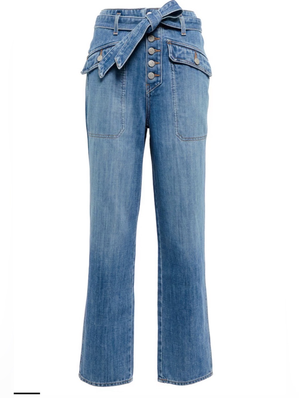Veronica Beard Rinley high-rise cropped jeans